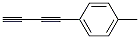 Benzene, 1-(1,3-butadiynyl)-4-methyl- (9CI) 结构式