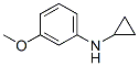 Benzenamine, N-cyclopropyl-3-methoxy- (9CI) 结构式