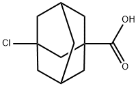 3-氯金刚烷-1-羧酸 结构式