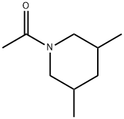 Piperidine, 1-acetyl-3,5-dimethyl- (9CI) 结构式