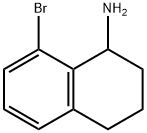 8-溴-1,2,3,4-四氢萘-1-胺 结构式