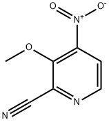 3-Methoxy-4-nitro-pyridine-2-carbonitrile 结构式