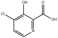 4-氯-3-羟基吡啶-2-羧酸 结构式