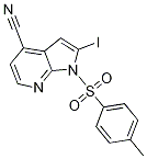 1H-Pyrrolo[2,3-b]pyridine-4-carbonitrile, 2-iodo-1-[(4-Methylphenyl)sulfonyl]- 结构式