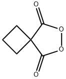 CYCLOBUTANE MALONYL PEROXIDE 结构式