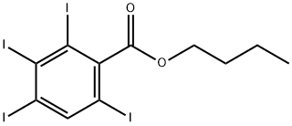 2,3,4,6-Tetraiodobenzoic acid butyl ester 结构式