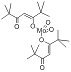 双(2,2,6,6 - 四甲基-3,5 - 庚二酮)二氧化钼(VI) 结构式