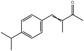 4-[4-(isopropyl)phenyl]-3-methylbut-3-en-2-one  结构式