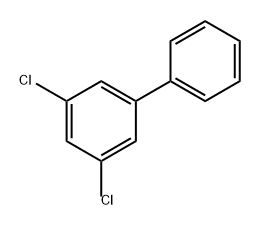 3,5-二氯联苯 结构式