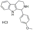 1-(4-methoxyphenyl)-2,3,4,9-tetrahydro-1H-beta-carboline hydrochloride 结构式