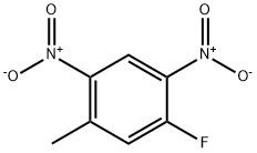 1-氟-5-甲基-2,4-二硝基苯 结构式