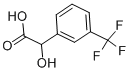 2-羟基-2-[3-(三氟甲基)苯基]乙酸 结构式