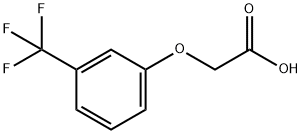 3 - (三氟甲基)苯氧基乙酸 结构式