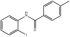 N-(2-碘苯基)-4-甲基苯甲酰胺 结构式