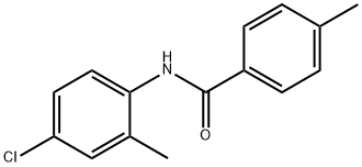 N-(4-氯-2-甲基苯基)-4-甲基苯甲酰胺 结构式