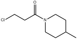 1-(3-氯丙醇基)-4-甲基六氢吡啶 结构式