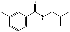 N-异丁基-3-甲基苯甲酰胺 结构式