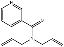 N,N-二烯丙基烟酰胺 结构式