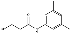 3-氯-N-(3,5-二甲基苯基)丙酰胺 结构式