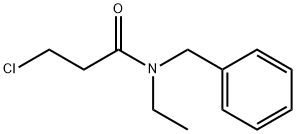 N-benzyl-3-chloro-N-ethylpropanamide 结构式