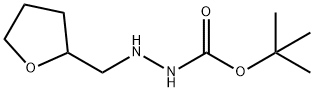 Hydrazinecarboxylic acid, 2-[(tetrahydro-2-furanyl)methyl]-, 1,1-dimethylethyl 结构式