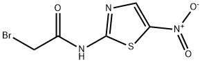 2-Bromo-N-(5-nitrothiazol-2-yl)acetamide 结构式