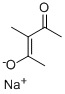 3-甲基-2,4-戊二酮钠盐 结构式