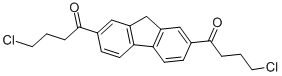 4-CHLORO-1-[7-(4-CHLORO-BUTYRYL)-9H-FLUOREN-2-YL]-BUTAN-1-ONE 结构式