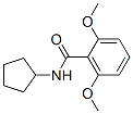 Benzamide, N-cyclopentyl-2,6-dimethoxy- (9CI) 结构式