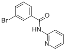 3-bromo-N-pyridin-2-ylbenzamide 结构式