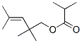 2,2,4-trimethylpent-3-enyl isobutyrate 结构式