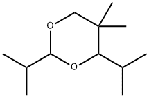 2,4-二异丙基-5,5-二甲基-1,3-二恶烷 结构式