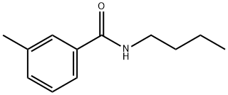 N-N-丁基-3-甲基苯甲酰胺 结构式