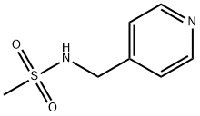 N-(4-吡啶甲基)-甲基磺酰胺 结构式