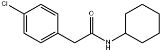 2-(4-Chlorophenyl)-N-cyclohexylacetamide 结构式