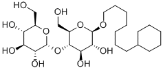 7-CYCLOHEXYL-1-HEPTYL-Β-D-MALTOSIDE 结构式