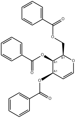 三-O-苯甲酰基-D-半乳醛 结构式