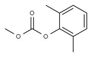 Carbonic acid methyl 2,6-xylyl ester 结构式