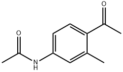 4'-乙酰氨基-2'-甲基苯乙酮 结构式