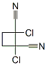 1,2-Dichloro-1,2-cyclobutanedicarbonitrile 结构式
