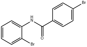 4-溴-N-(2-溴苯基)苯甲酰胺 结构式