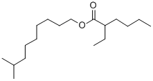 isodecyl 2-ethylhexanoate 结构式