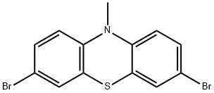 3,7-二溴-10-甲基-10H-吩噻嗪 结构式