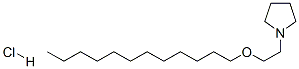 1-(2-(dodecyloxy)ethyl)pyrrolidine hydrochloride 结构式