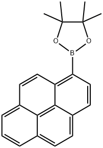 芘基-1-硼酸频哪醇酯 结构式