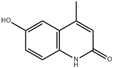 6-hydroxy-4-methyl-1H-quinolin-2-one 结构式