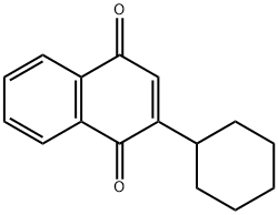 2-CYCLOHEXYL-1,4-NAPHTHOQUINONE 结构式