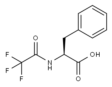 N-三氟乙酰基-L-苯丙氨酸 结构式