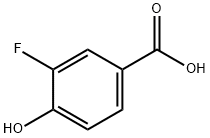 3-氟-4-羟基苯甲酸 结构式
