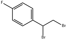 1-(1,2-二溴乙基)-4-氟苯 结构式